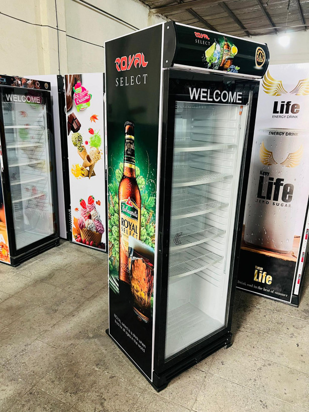 یخچال ویترینی ایستاده عرض 70 سانت تک درب طرح دلستر رویال سلکت ROYAL SELECT